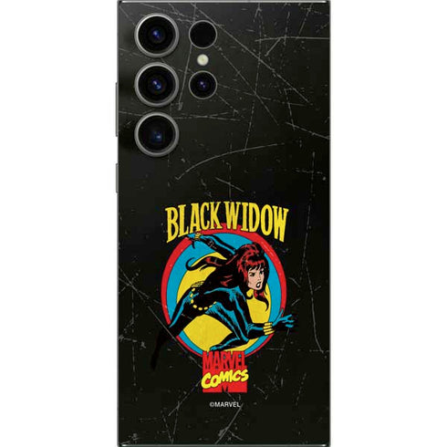 Marvel Classic Comics Black Widow Galaxy S24 Ultra Skin