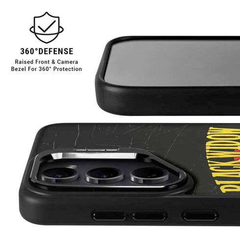 Marvel Classic Comics Black Widow Galaxy S25 Kickstand Case
