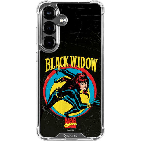 Marvel Classic Comics Black Widow Galaxy S26 Plus Clear Case
