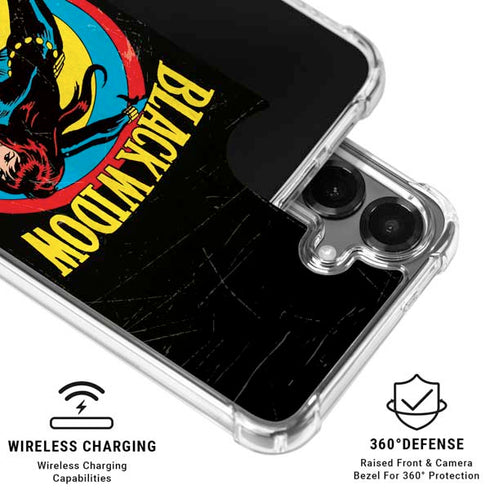 Marvel Classic Comics Black Widow Galaxy S26 Plus Clear Case
