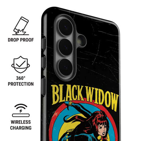 Marvel Classic Comics Black Widow Galaxy S26 Plus Impact Case