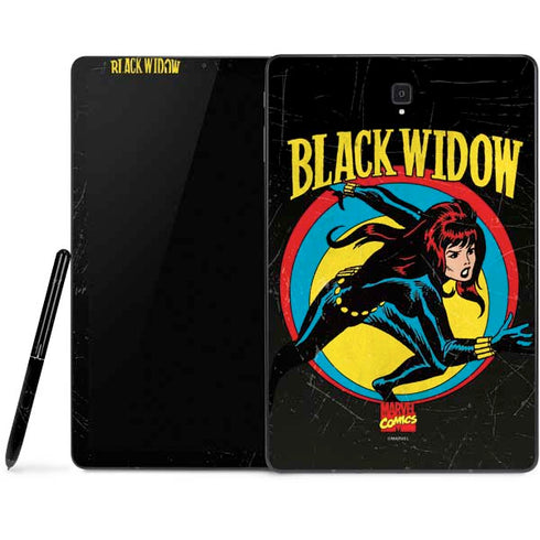 Marvel Classic Comics Black Widow Samsung Galaxy Tab Skin
