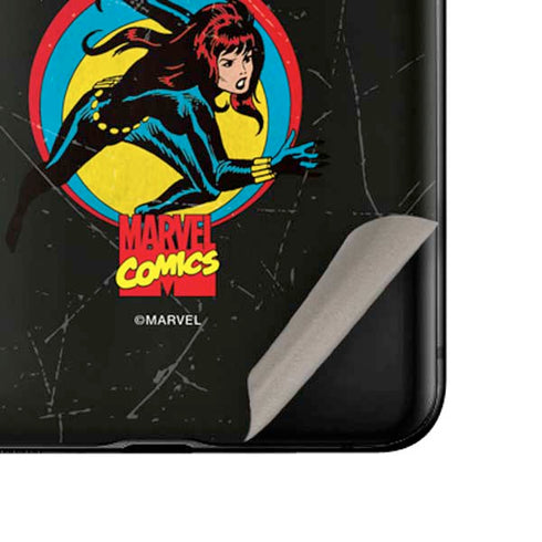 Marvel Classic Comics Black Widow Galaxy Z Flip Skin