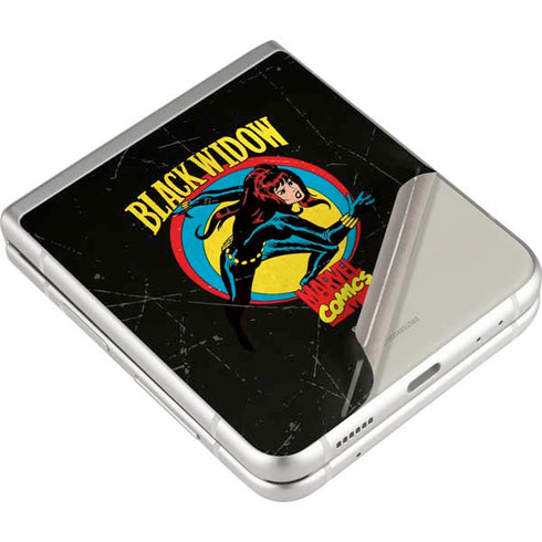 Marvel Classic Comics Black Widow Galaxy Z Flip3 5G Skin