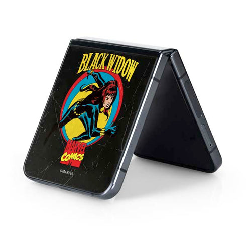 Marvel Classic Comics Black Widow Galaxy Z Flip5 5G Skin
