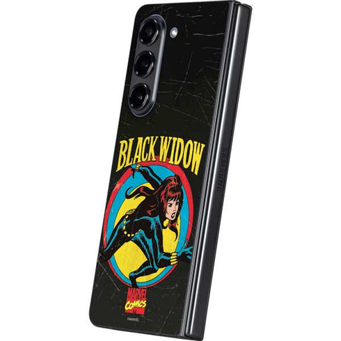 Marvel Classic Comics Black Widow Galaxy Z Fold5 5G Skin