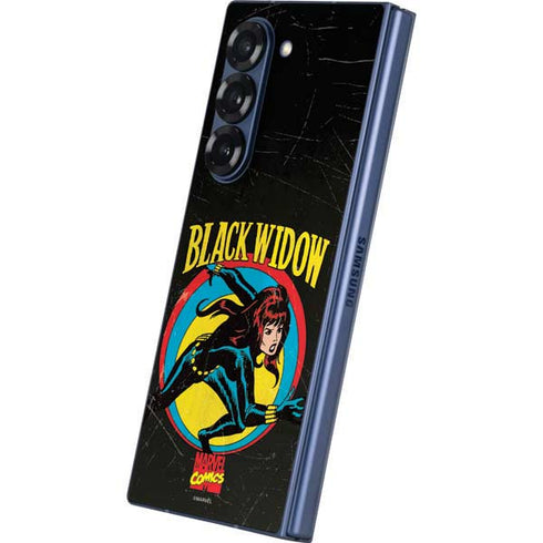 Marvel Classic Comics Black Widow Galaxy Z Fold6 Skin