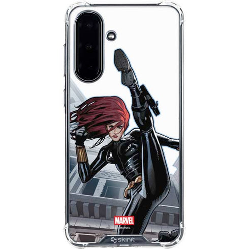 Marvel Black Widow High Kick Galaxy A36 5G Clear Case