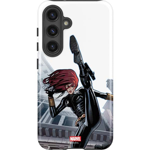 Marvel Black Widow High Kick Galaxy S25 Impact Case