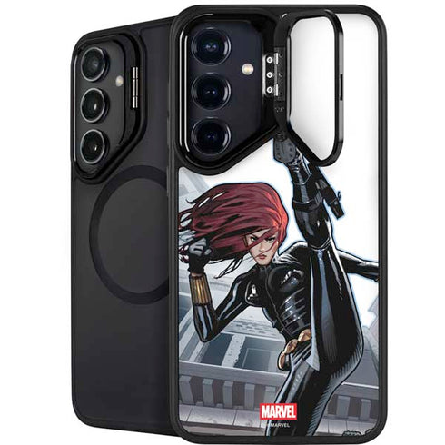 Marvel Black Widow High Kick Galaxy S25 Kickstand Case