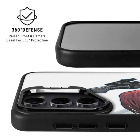 Marvel Black Widow High Kick Galaxy S25 Kickstand Case
