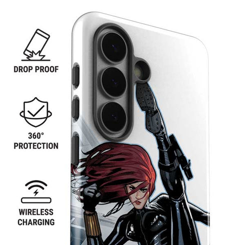 Marvel Black Widow High Kick Galaxy S26 Plus Impact Case