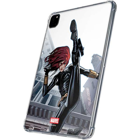 Marvel Black Widow High Kick iPad Pro 11in (2024) Clear Case