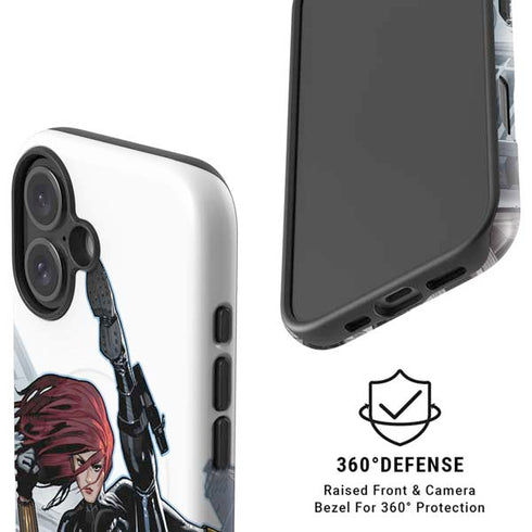 Marvel Black Widow High Kick iPhone 16 Magsafe Impact Case