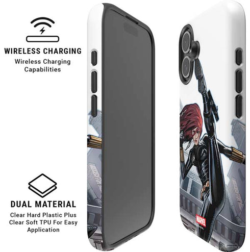 Marvel Black Widow High Kick iPhone 16 Plus Magsafe Impact Case