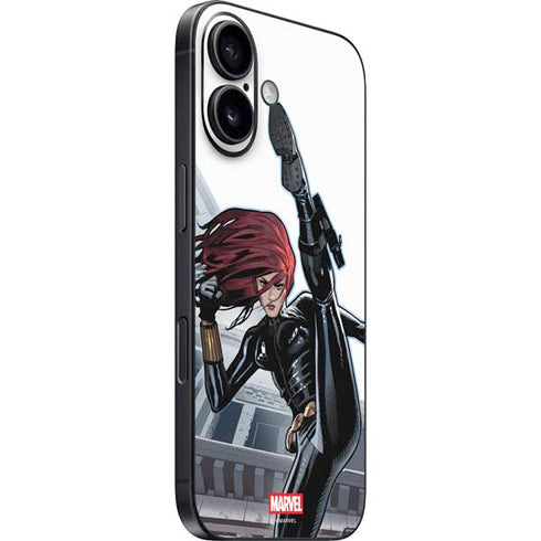 Marvel Black Widow High Kick iPhone 16 Plus Skin