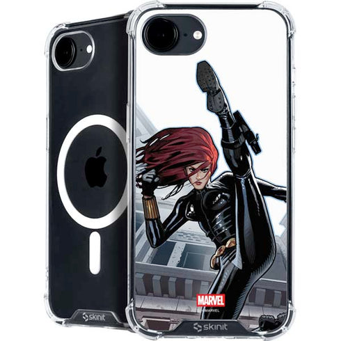 Marvel Black Widow High Kick iPhone 16e MagSafe Case