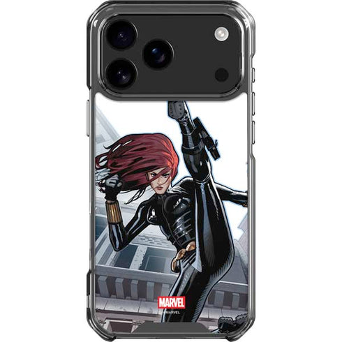 Marvel Black Widow High Kick iPhone 18 Pro Max Clear Case