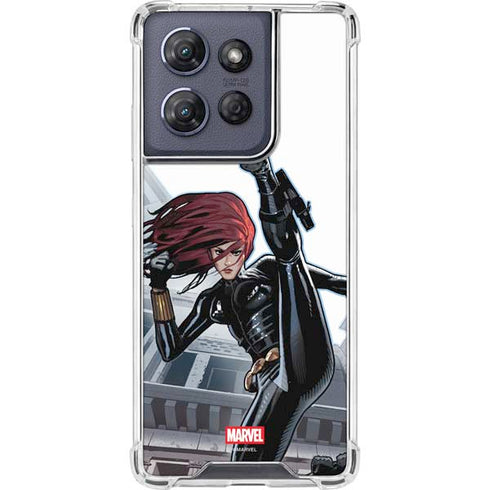 Marvel Black Widow High Kick Moto G Power 5G (2025) Clear Case