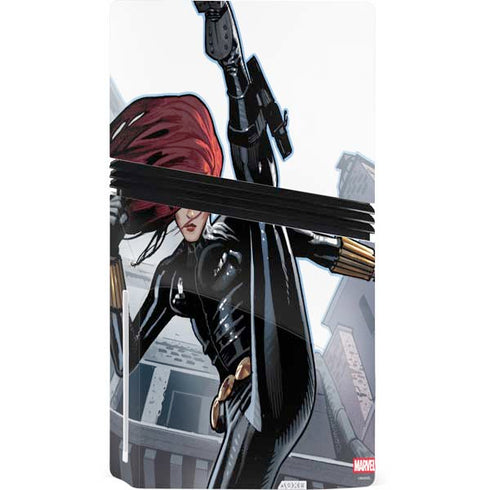 Marvel Black Widow High Kick PS5 Pro Disk Console Skin