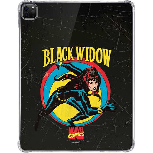 Marvel Classic Comics Black Widow iPad Pro 11in (2024) Clear Case