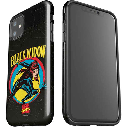 Marvel Classic Comics Black Widow iPhone 11 Impact Case