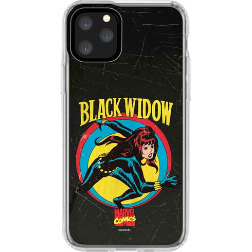 Marvel Classic Comics Black Widow iPhone 11 Pro Clear Case