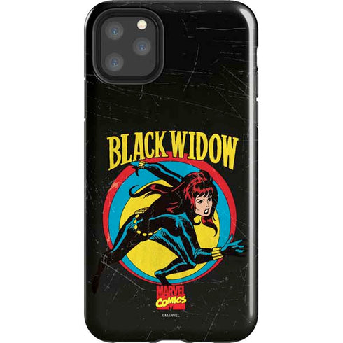 Marvel Classic Comics Black Widow iPhone 11 Pro Max Impact Case