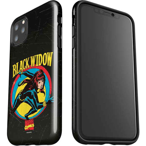 Marvel Classic Comics Black Widow iPhone 11 Pro Max Impact Case