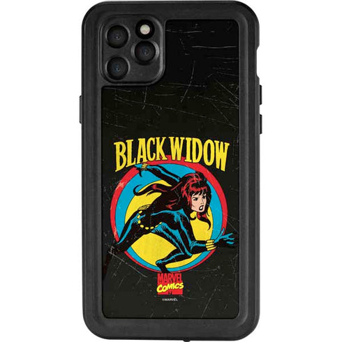 Marvel Classic Comics Black Widow iPhone 11 Pro Max Waterproof Case