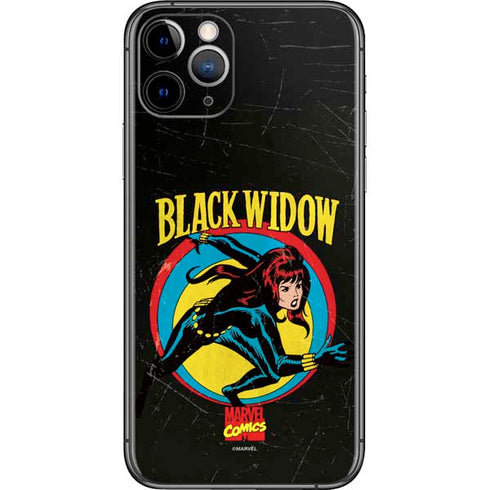 Marvel Classic Comics Black Widow iPhone 11 Pro Skin
