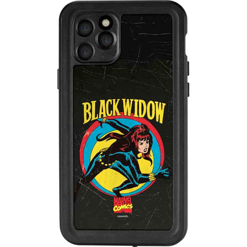 Marvel Classic Comics Black Widow iPhone 11 Pro Waterproof Case