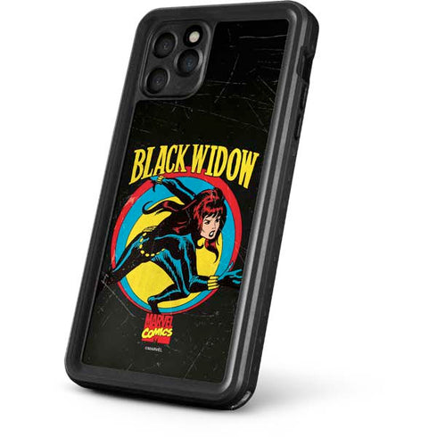 Marvel Classic Comics Black Widow iPhone 11 Pro Waterproof Case