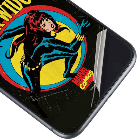 Marvel Classic Comics Black Widow iPhone 11 Skin