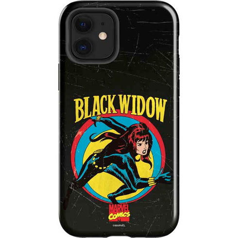 Marvel Classic Comics Black Widow iPhone 12 Impact Case