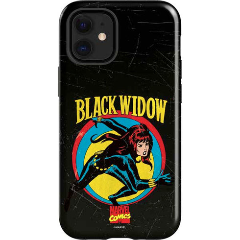 Marvel Classic Comics Black Widow iPhone 12 Mini Impact Case