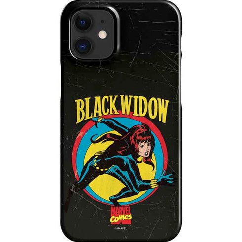 Marvel Classic Comics Black Widow iPhone 12 Mini Lite Case
