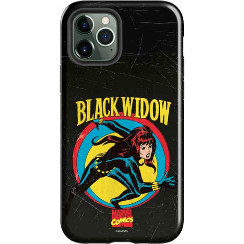 Marvel Classic Comics Black Widow iPhone 12 Pro Impact Case
