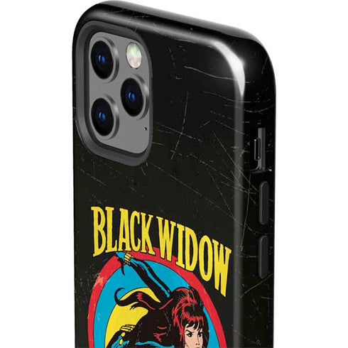 Marvel Classic Comics Black Widow iPhone 12 Pro Impact Case