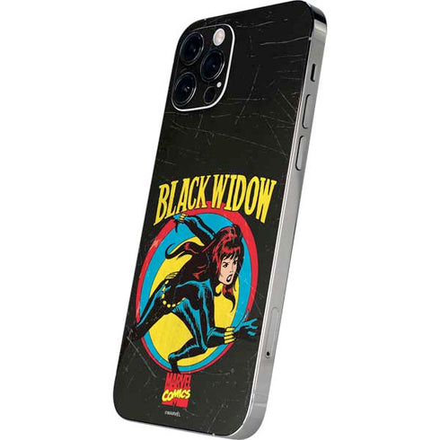 Marvel Classic Comics Black Widow iPhone 12 Pro Max Skin
