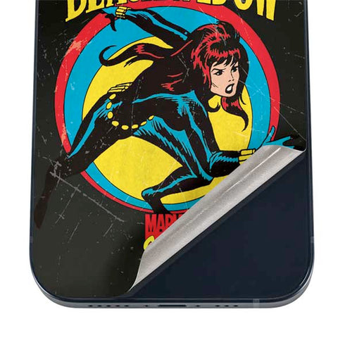 Marvel Classic Comics Black Widow iPhone 12 Skin
