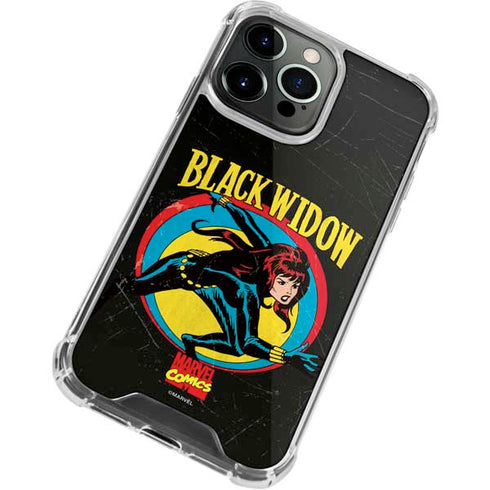 Marvel Classic Comics Black Widow iPhone 13 Pro Clear Case