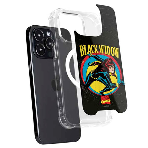Marvel Classic Comics Black Widow iPhone 13 Pro Max MagSafe Case