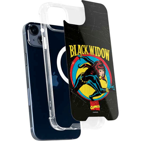 Marvel Classic Comics Black Widow iPhone 14 MagSafe Case