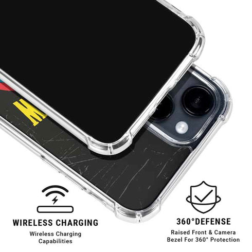 Marvel Classic Comics Black Widow iPhone 14 Plus Clear Case