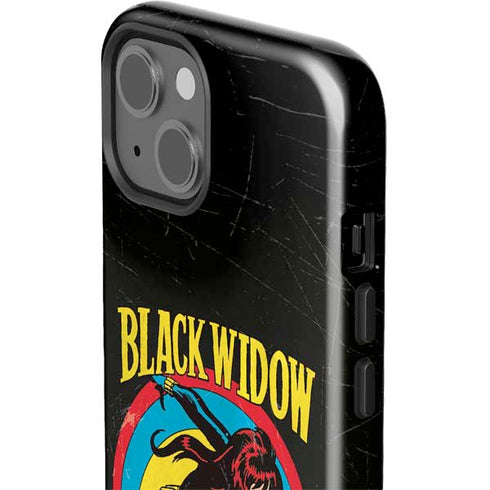 Marvel Classic Comics Black Widow iPhone 14 Plus Impact Case