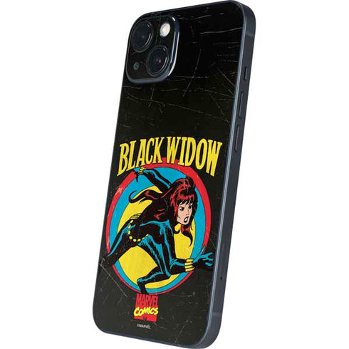 Marvel Classic Comics Black Widow iPhone 14 Skin