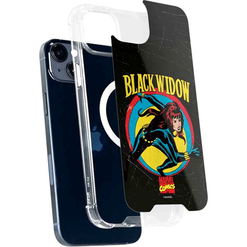 Marvel Classic Comics Black Widow iPhone 15 Plus MagSafe Case