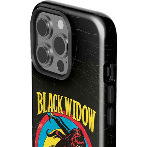 Marvel Classic Comics Black Widow iPhone 15 Pro Impact Case