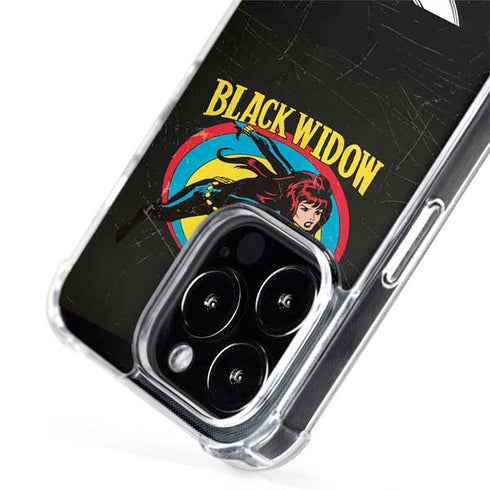 Marvel Classic Comics Black Widow iPhone 15 Pro MagSafe Case